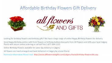 Affordable Birthday Flowers Gift Delivery
