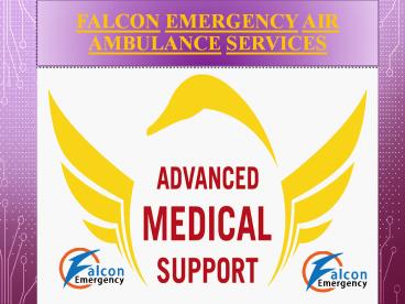Hi-tech Emergency Air Ambulance Service in Kolkata and Ranchi