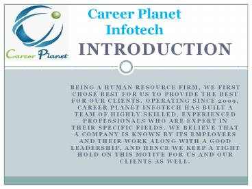Career Planet Infotech