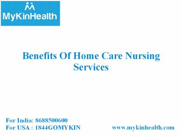 Quality Home Nursing Services To Elders