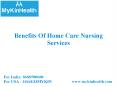 Quality Home Nursing Services To Elders PowerPoint PPT Presentation