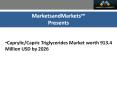 The caprylic/capric triglycerides market is projected to reach USD 913.4 Million by 2026, at a CAGR of 5.9% from 2016 to 2026 PowerPoint PPT Presentation