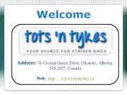 Strider Bikes Okotoks