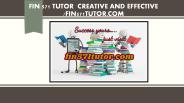 FIN 571 TUTOR  Creative and Effective /fin571tutor.com