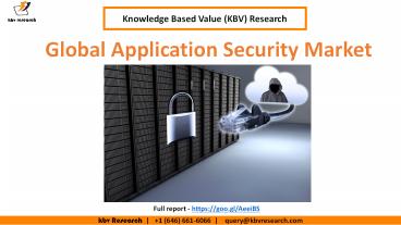Global Application Security Market Share