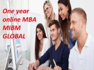One year online MBA MIBM GLOBAL