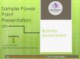 Power Point Presentation on Business Environment PowerPoint PPT Presentation