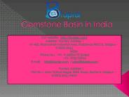 Gemstone Basin in India