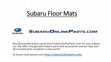 Subaru Floor Mats