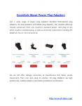 Essentials About Power Plug Adapters PowerPoint PPT Presentation