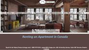Renting an Apartment in Canada