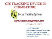 GPS Vehicle Tracking in Machine | Tracking Devices in Tirchy