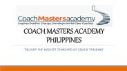 Coach Masters Academy