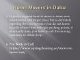 home mover in dubai PowerPoint PPT Presentation