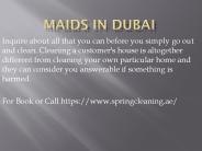 maids in dubai