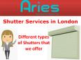 Shutter Services In London PowerPoint PPT Presentation