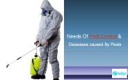 Needs Of Pest Control & Dieseases caused By Pests