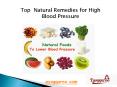 Natural Remedies for High Blood Pressure PowerPoint PPT Presentation