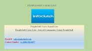 Peoplesoft users list