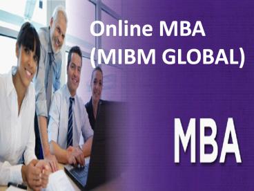 Online MBA classroom and Campus classroom
