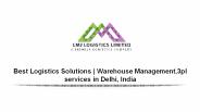 Contract Warehousing Management in India