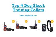Top 4 dog shock training collars