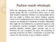 Fashion watch wholesale PowerPoint PPT Presentation