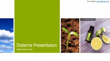 Doterra Presentation