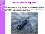 American Made Kitchen Knives