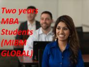 Two years MBA students (MIBM GLOBAL)