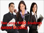 Two years MBA students