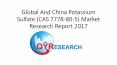 Global And China Potassium Sulfate (CAS 7778-80-5) Market Research Report 2017 PowerPoint PPT Presentation