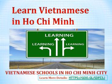 Learn Vietnamese in Ho Chi Minh