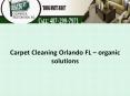 Carpet Cleaning Orlando FL – organic solutions PowerPoint PPT Presentation