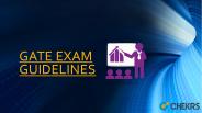 GATE Exam guidelines