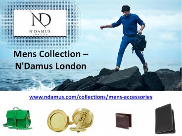 Mens Collection – N'Damus London