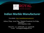 Indian Marble Manufacturer