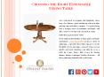 Choosing the Right Extendable Dining Table PowerPoint PPT Presentation