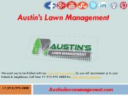 Austin Lawn Management In Shawnee