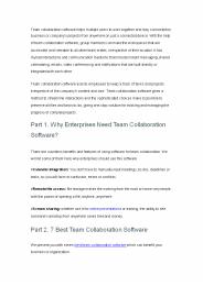 7 Best Team Collaboration Software