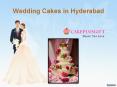Send midnight Wedding Cakes to Hyderabad Online | birth day cakes PowerPoint PPT Presentation