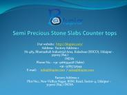 Semi Precious Stone Slabs Counter tops