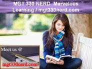 MGT 330 NERD  Marvelous Learning / mgt330nerd.com