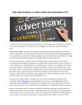 Why Public Relations is a Better Option than Advertising in 2017 PowerPoint PPT Presentation