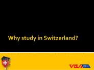 Why study in Switzerland