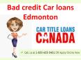 Bad credit Car loans Edmonton PowerPoint PPT Presentation