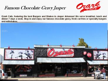 Famous Chocolate Gravy Jasper
