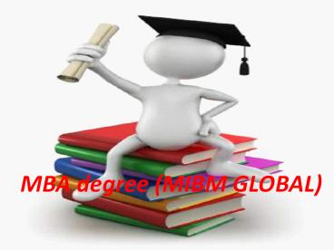 MIBM GLOBAL MBA degree