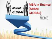 MIBM GLOBAL MBA in finance