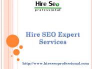 Hire SEO Expert Services
